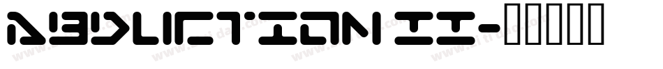 Abduction II字体转换